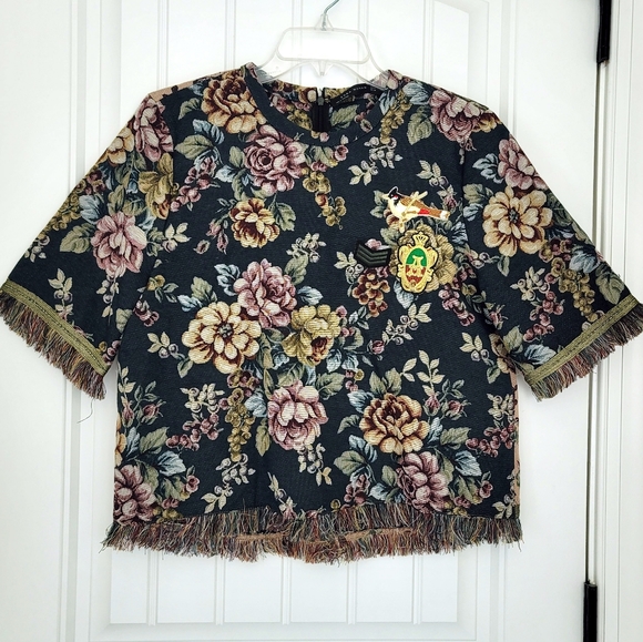 Zara Tops Zara Floral Top Poshmark